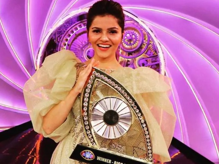 Bigg Boss winner Rubina Dilayak is very happy to win the trophy, which was one of the strongest contestants of Bigg Boss.