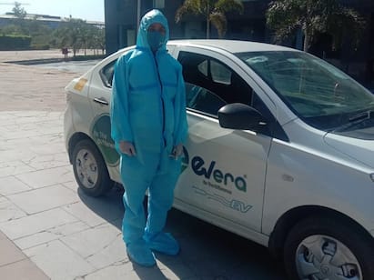 Jeevan Seva App: 24 hour EV cab facility is available for Corona patients in Delhi, and for free.