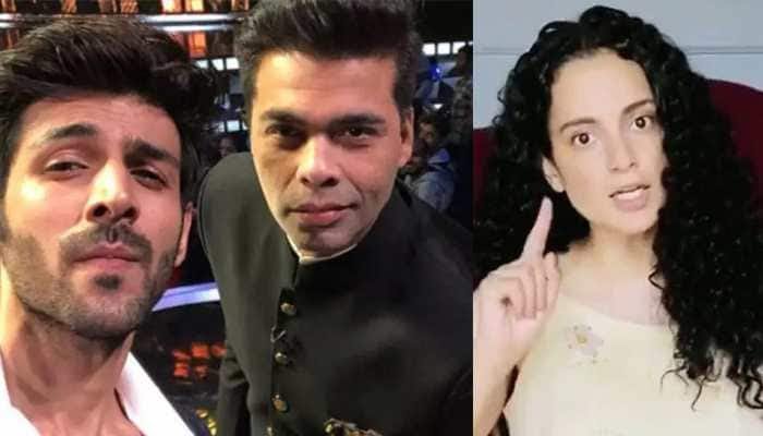 Karthik Aryan was dropped from the film 'Dostana 2', Kangana Ranaut came out in support of Karthik, targeted at Karan Johar.