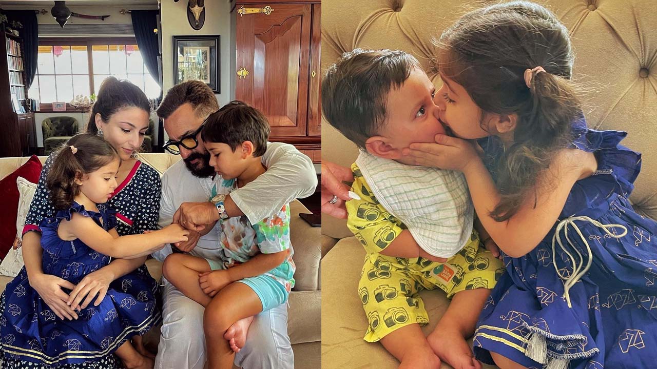 Kareena Kapoor's son Jeh celebrated his first Rakshabandhan this year, Soha shares a cute picture.