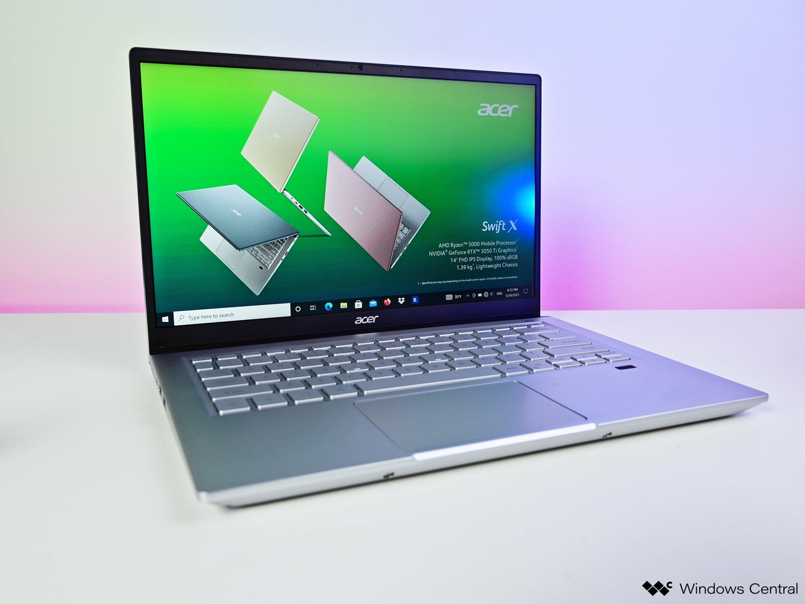 Acer Swift X Laptop launched in India, this Acer laptop is the thinnest and lightest. Know the price and features