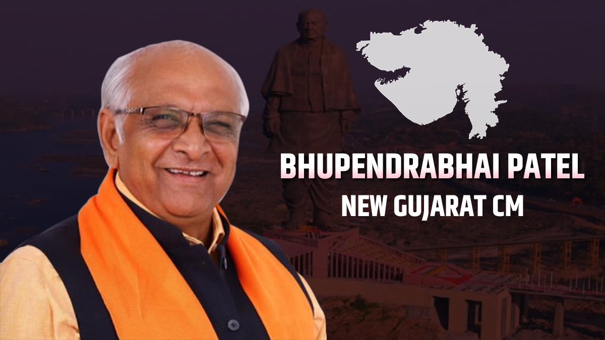 Gujarat's new CM Bhupendra Bhai Patel will take oath as CM on Monday.