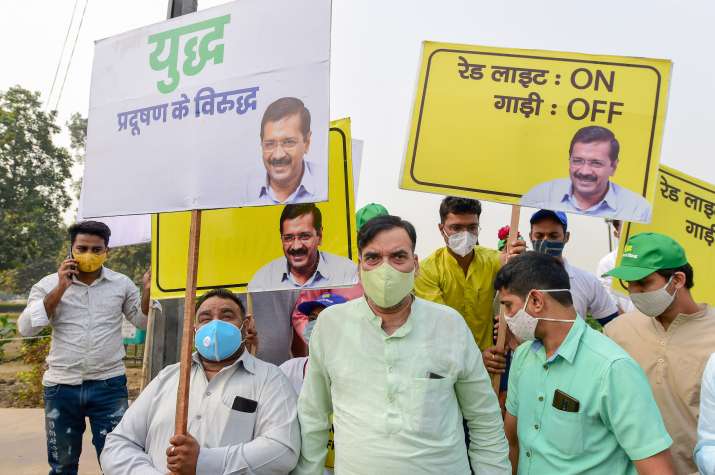 Delhi Air Pollution : The 'Red Light On Gaadi Off' campaign is starting in Delhi from Monday.