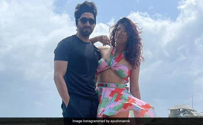 Ayushmann Khurrana is spending quality time in Maldives with wife Tahira, shared a romantic photo from the seashore.