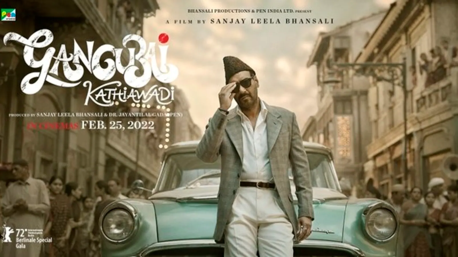 Ajay Devgn's first look from the film 'Gangubai Kathiawadi' released, know when the film will be released.