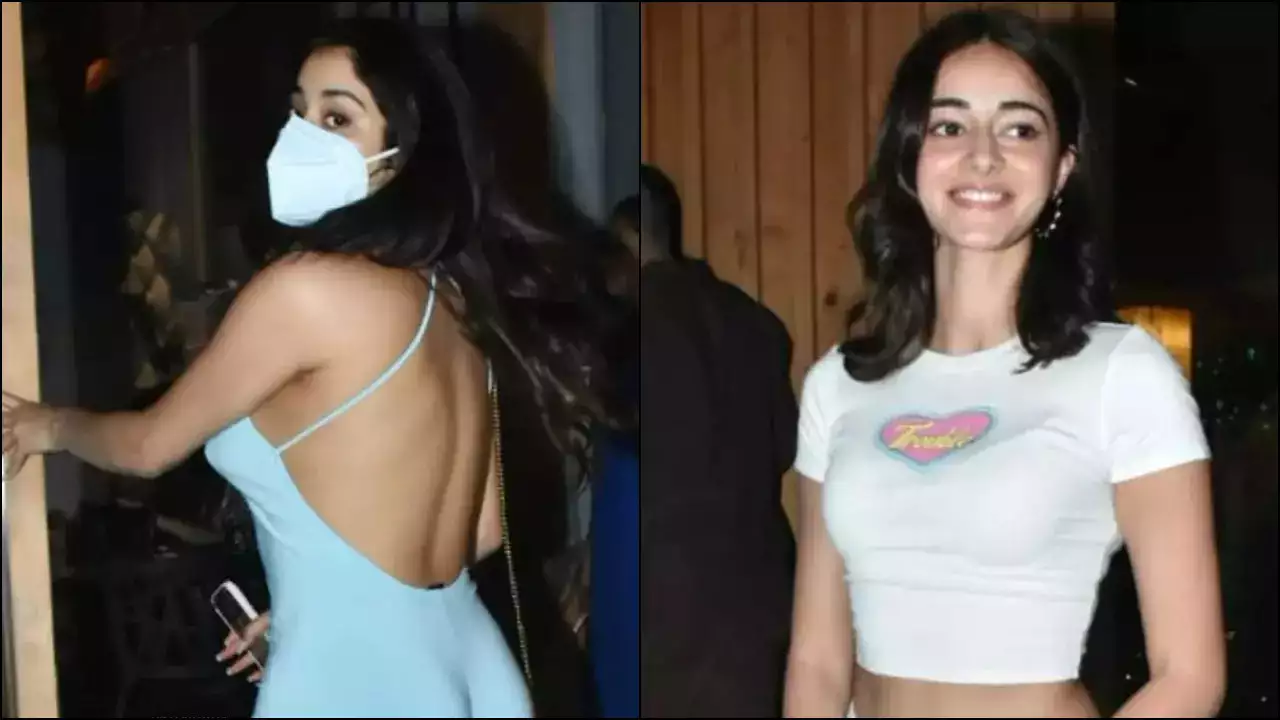 Janhvi Kapoor seen in a backless jumpsuit, see video