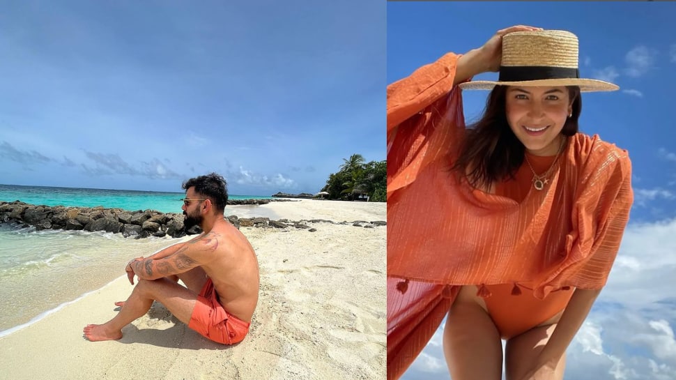 Virat Kohli is currently holidaying in Maldives with his family. see photos