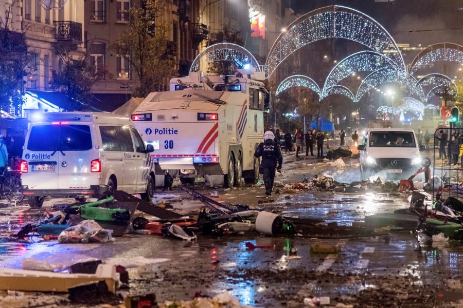 Belgium Morocco Riots